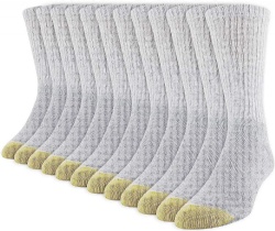 SIfot Men's Cotton Crew Athletic Socks, Multipairs