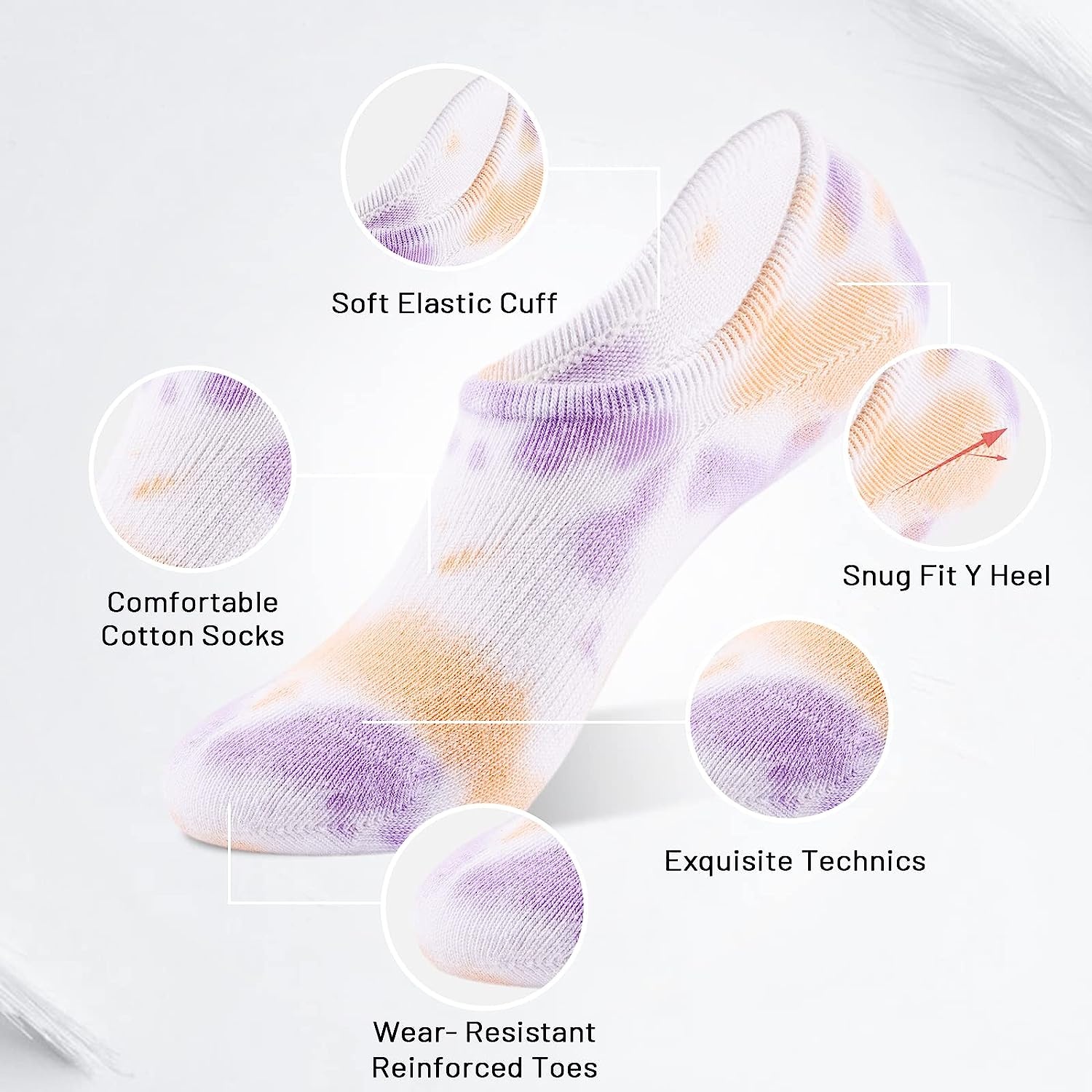 Sifot No Show Socks Womens and Men Low Cut Ankle Short Anti-slid Athletic Running Novelty Casual Invisible Liner Socks