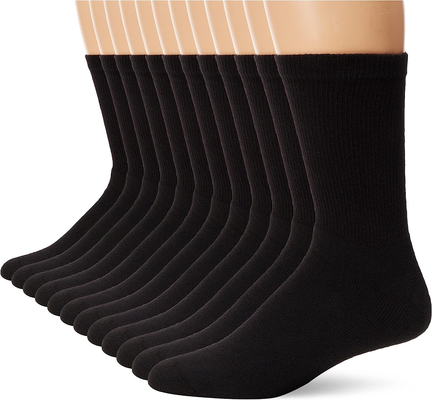 Sifot Men's Double Tough Crew Socks, 12-Pair Pack