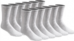Sifot Men's All Purpose Cushion Crew Socks (6/12 Packs)