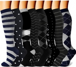 Sifot Compression Socks for Women & Men Circulation15-20 mmHg is Best Support for Athletic Running,Hiking